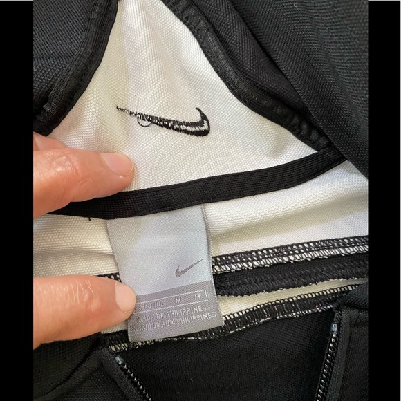 Vintage Nike Zip up Hoodie Track Jacket M - Picture 14 of 16
